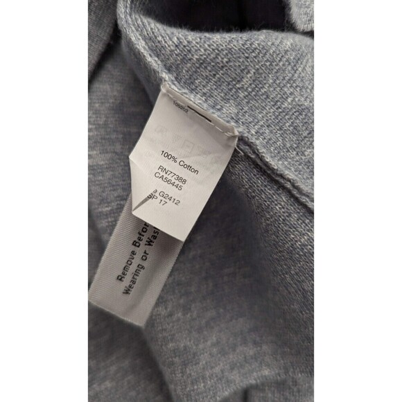 Madewell Laced Back Swingy Sleeves Cotton Round Neck Knit Pullover‎ Sweater XS - Picture 7 of 10